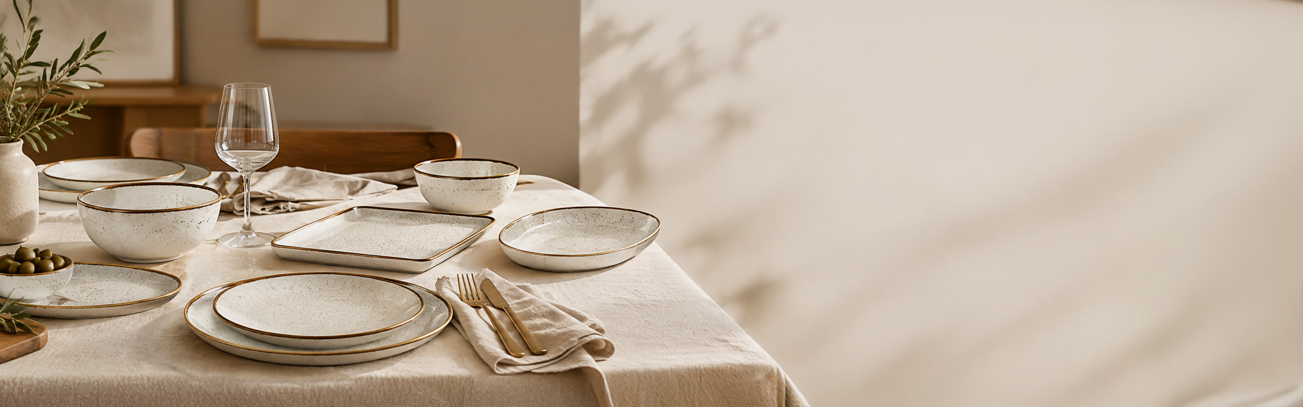 Utilize para elegância servida à mesa.