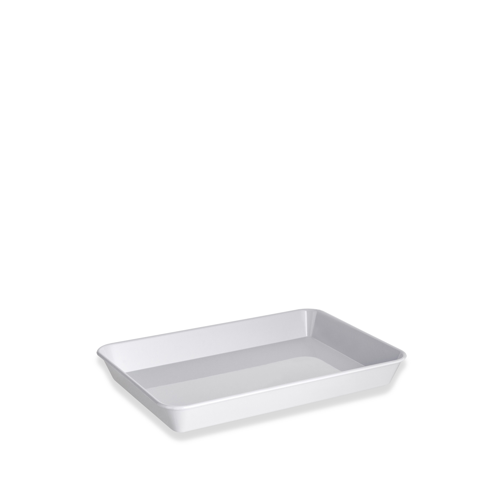 Tabuleiro Fundo Estireno Branco 20X15X4cm