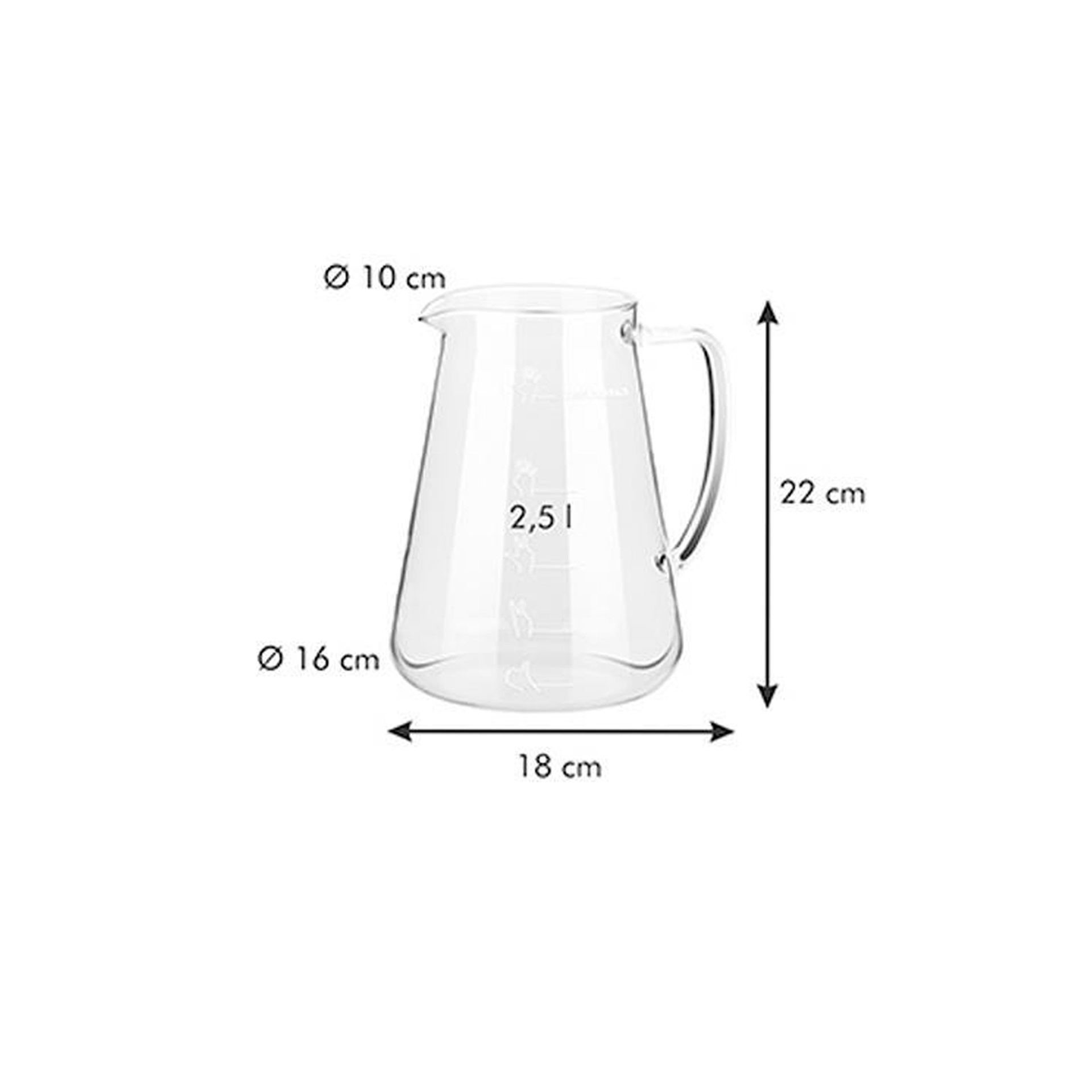 Jarro Mybeer 2500ml 16X22cm