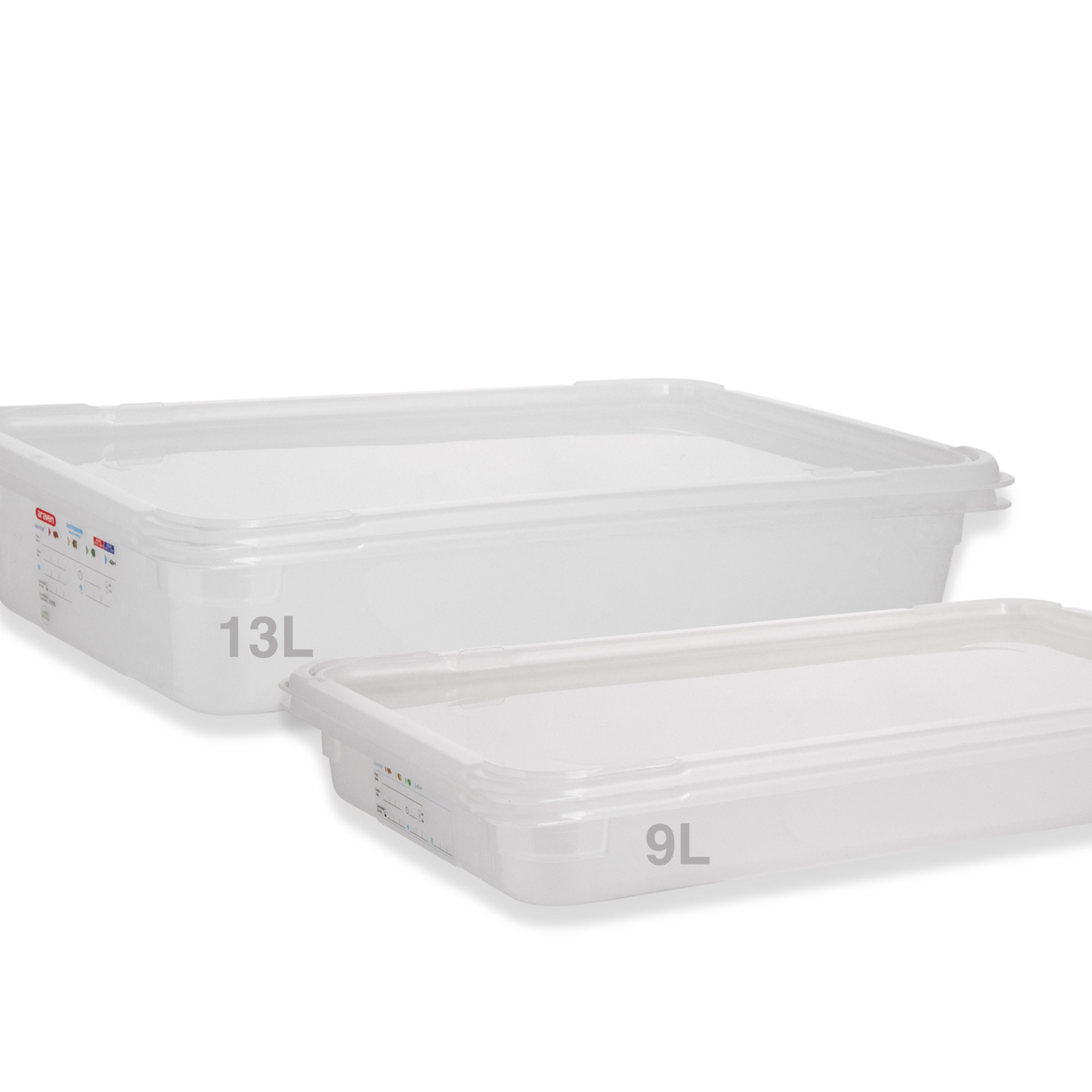 Caixa Hermética Polipropileno Tampa Branca Gn1/1