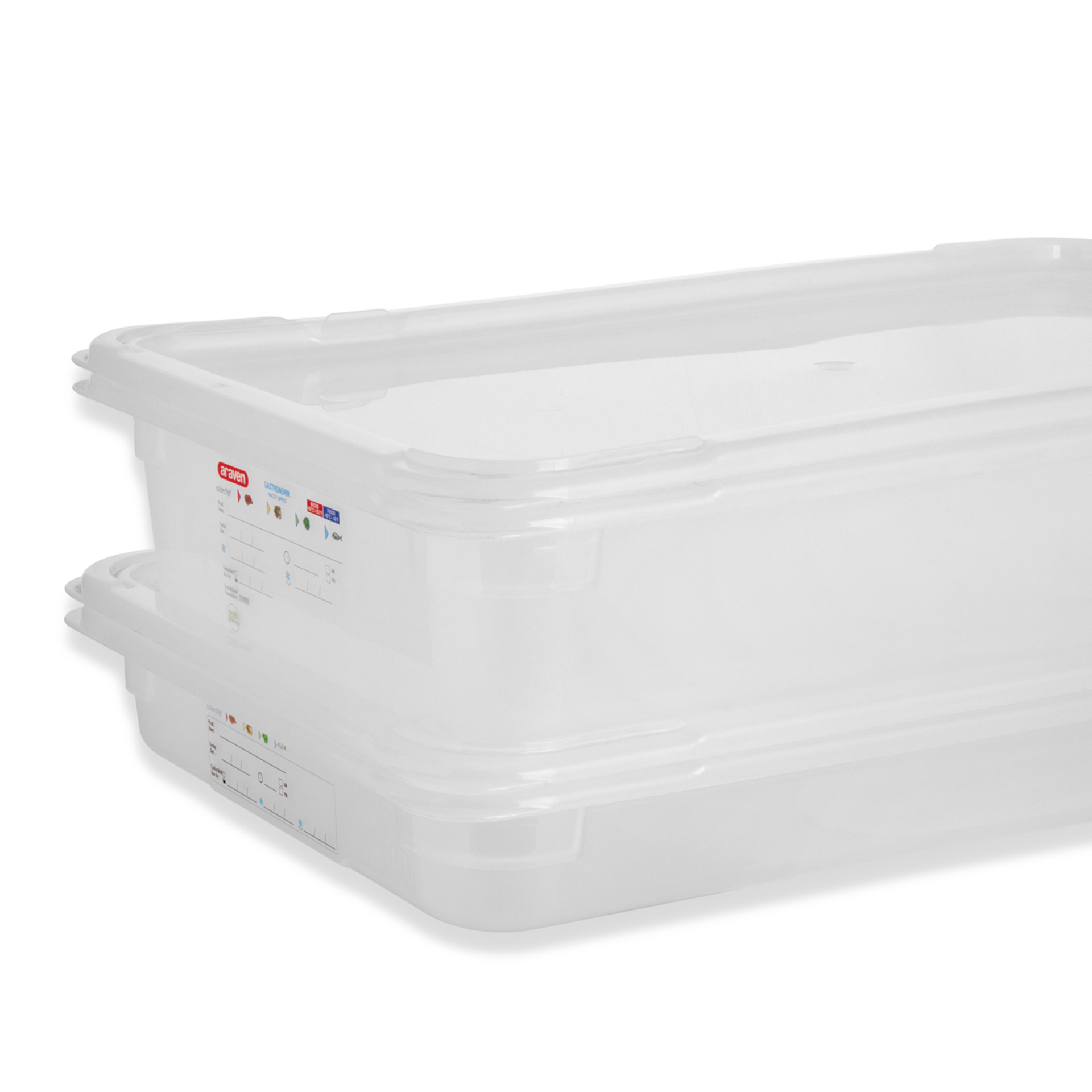 Caixa Hermética Polipropileno Tampa Branca Gn1/1