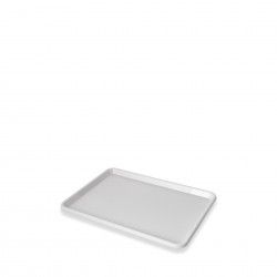 Tabuleiro Abs Self-Service Branco 41X30X2.5cm