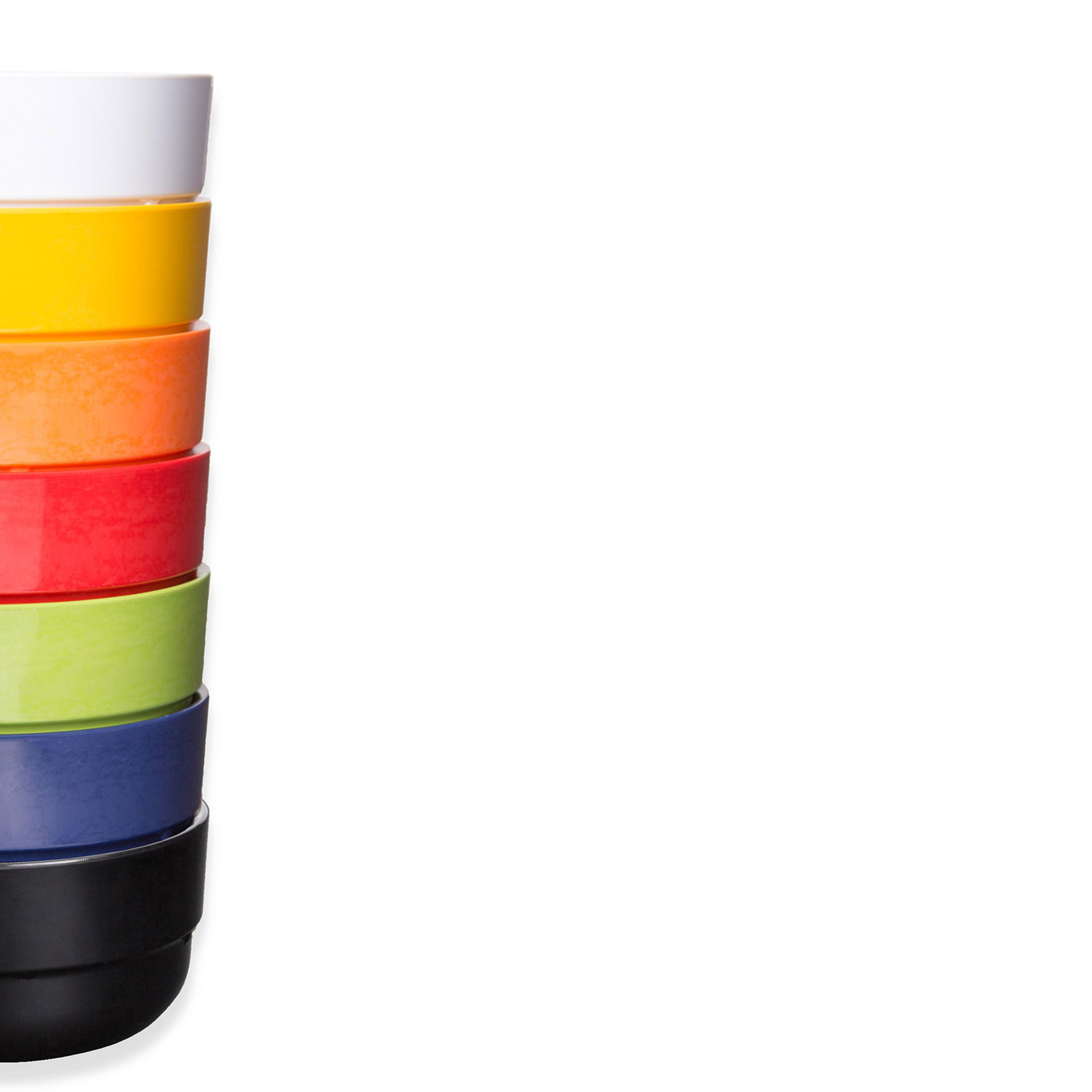 Taça Empilhável Melamina Snack Branco 450ml 11.8X6.3cm