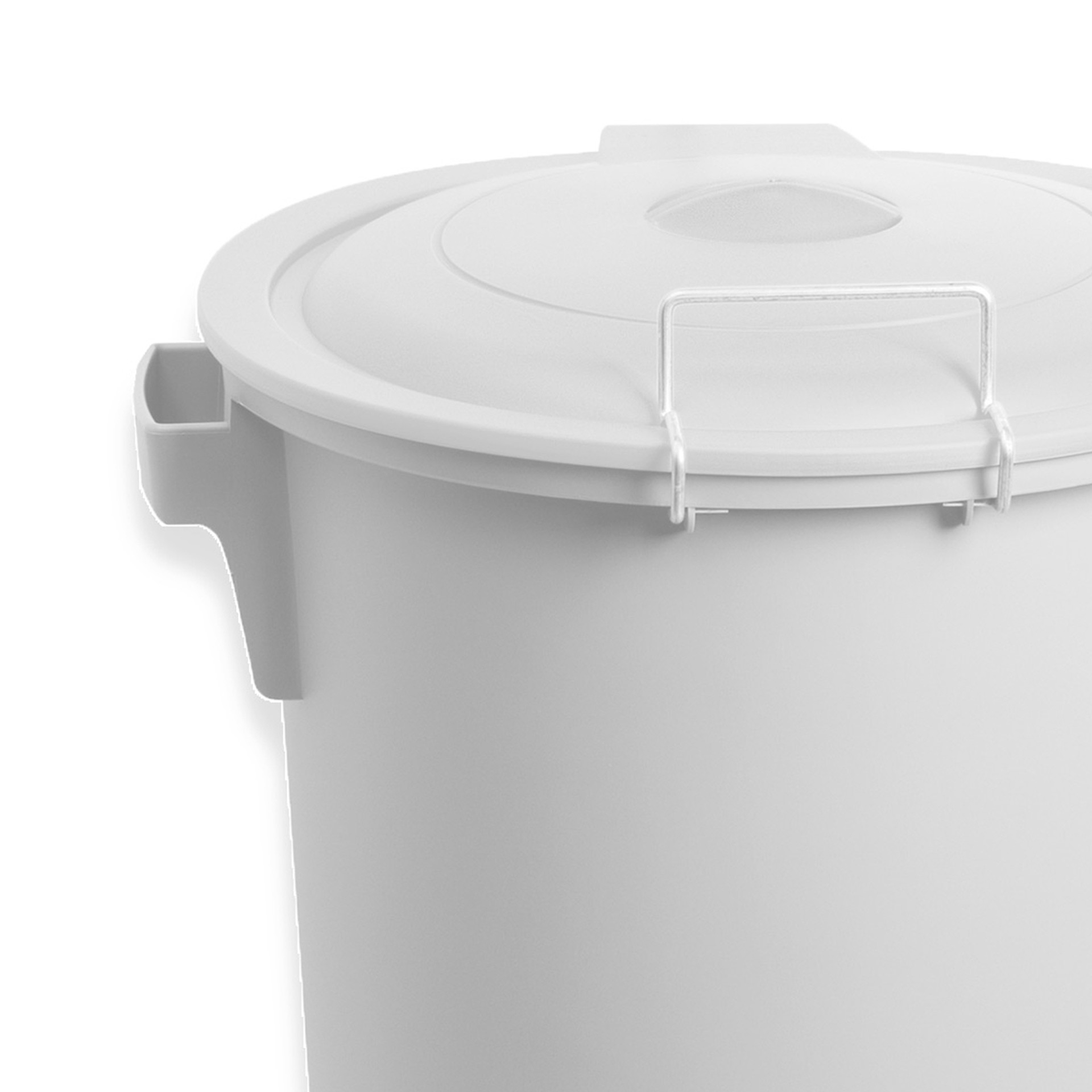 Contentor Lixo com Tampa Branco 52l 48X50X56cm