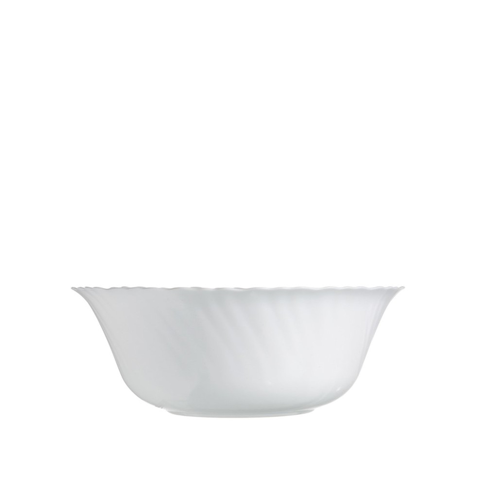 Saladeira Vidro Opaco Feston Branco