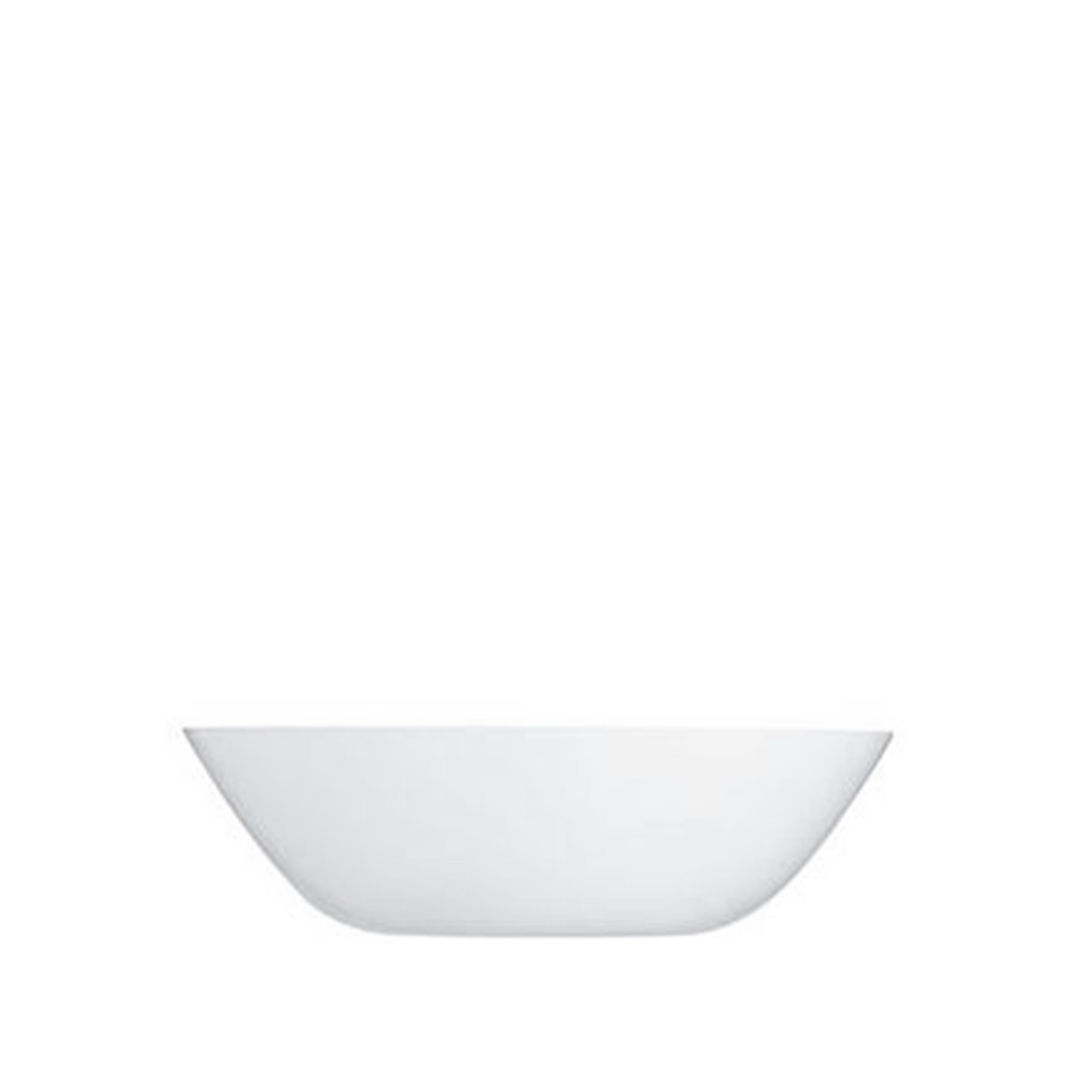 Prato Zelie Sopa Vidro Opaco Branco 20cm