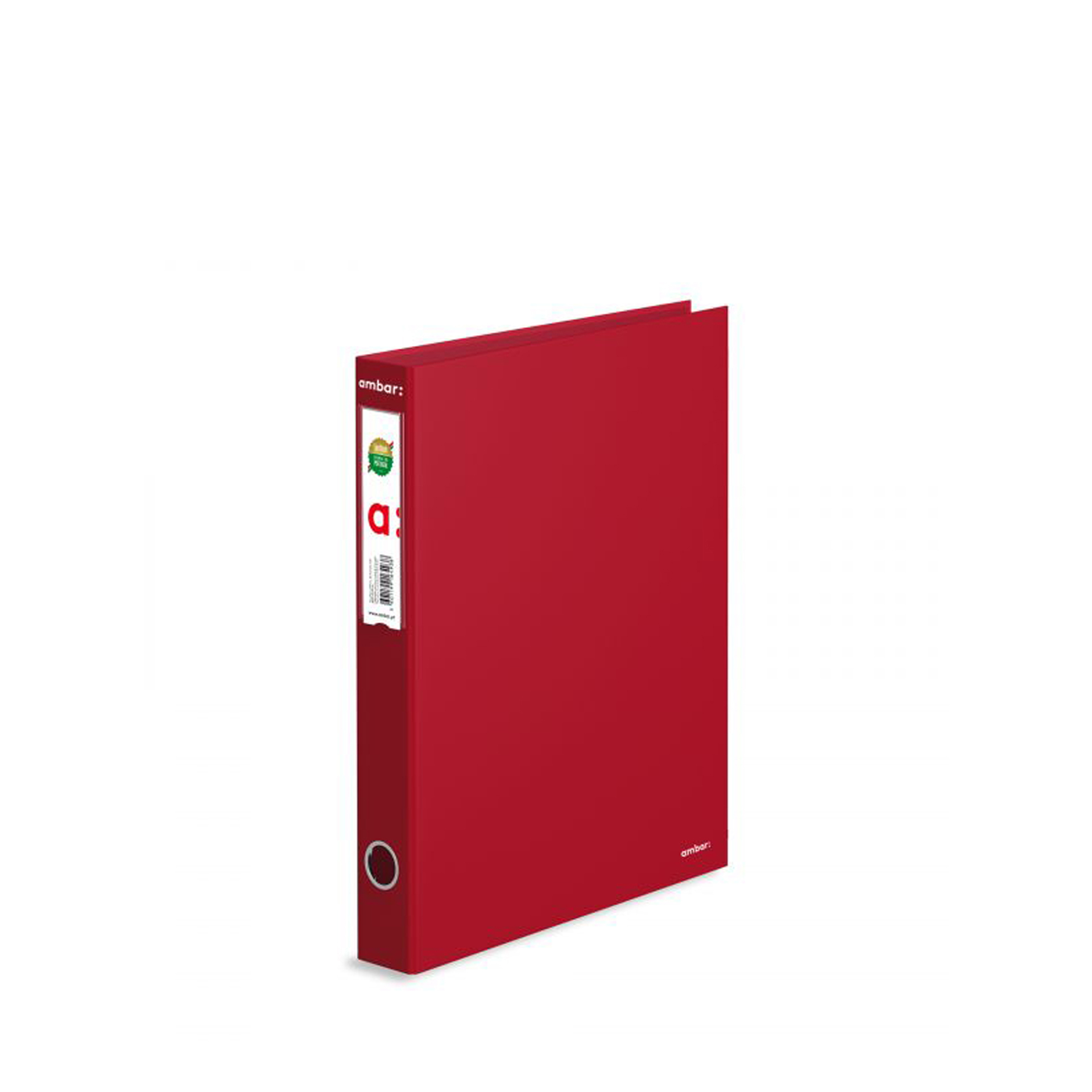 Pasta Arquivo L/E Ambar Lisa A4 Bordô