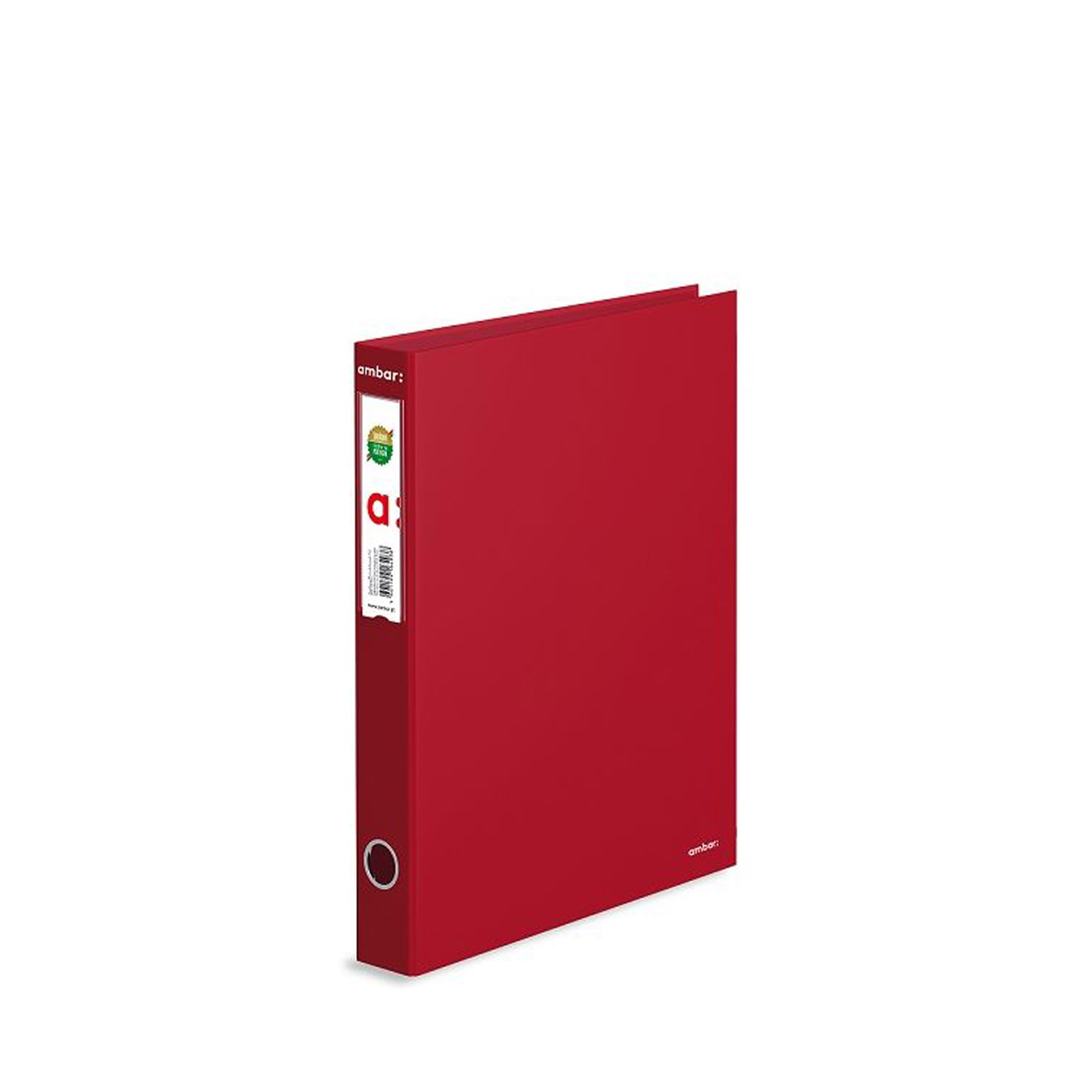 Pasta Arquivo L/E Ambar Lisa A4 Vermelho