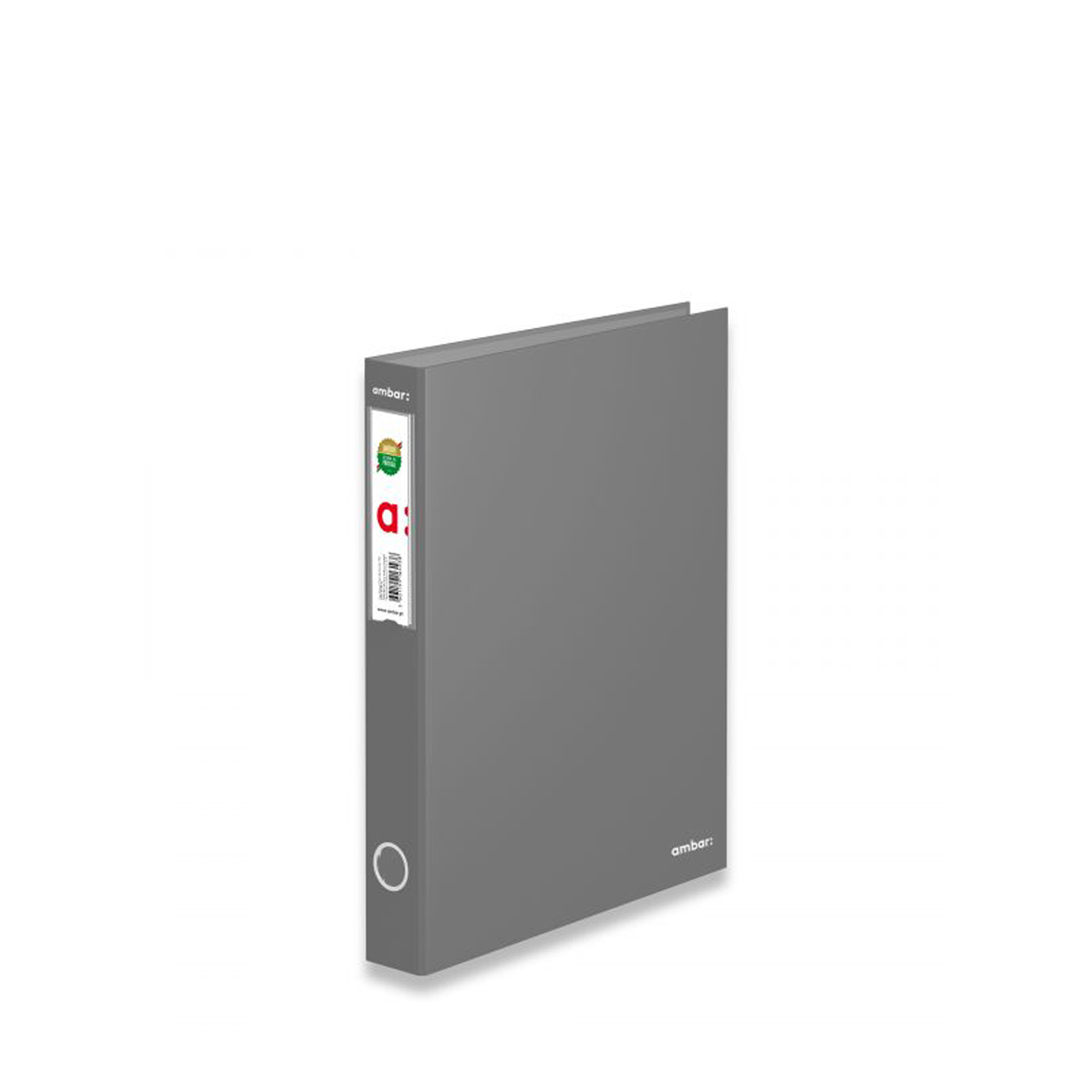 Pasta Arquivo L/E Ambar Lisa A4 Cinzento
