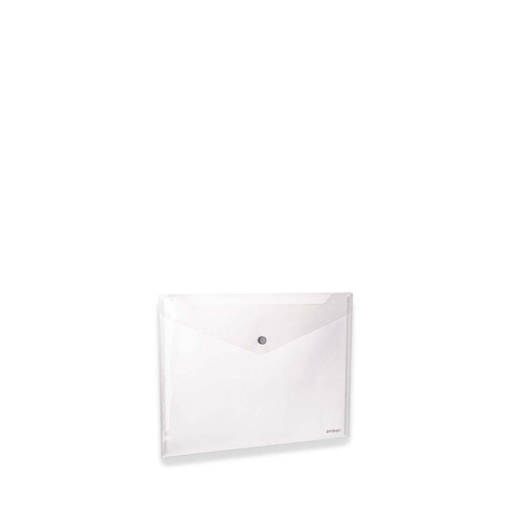 Envelope Arquivo Ambar Polipro com Mola A7 Transparente