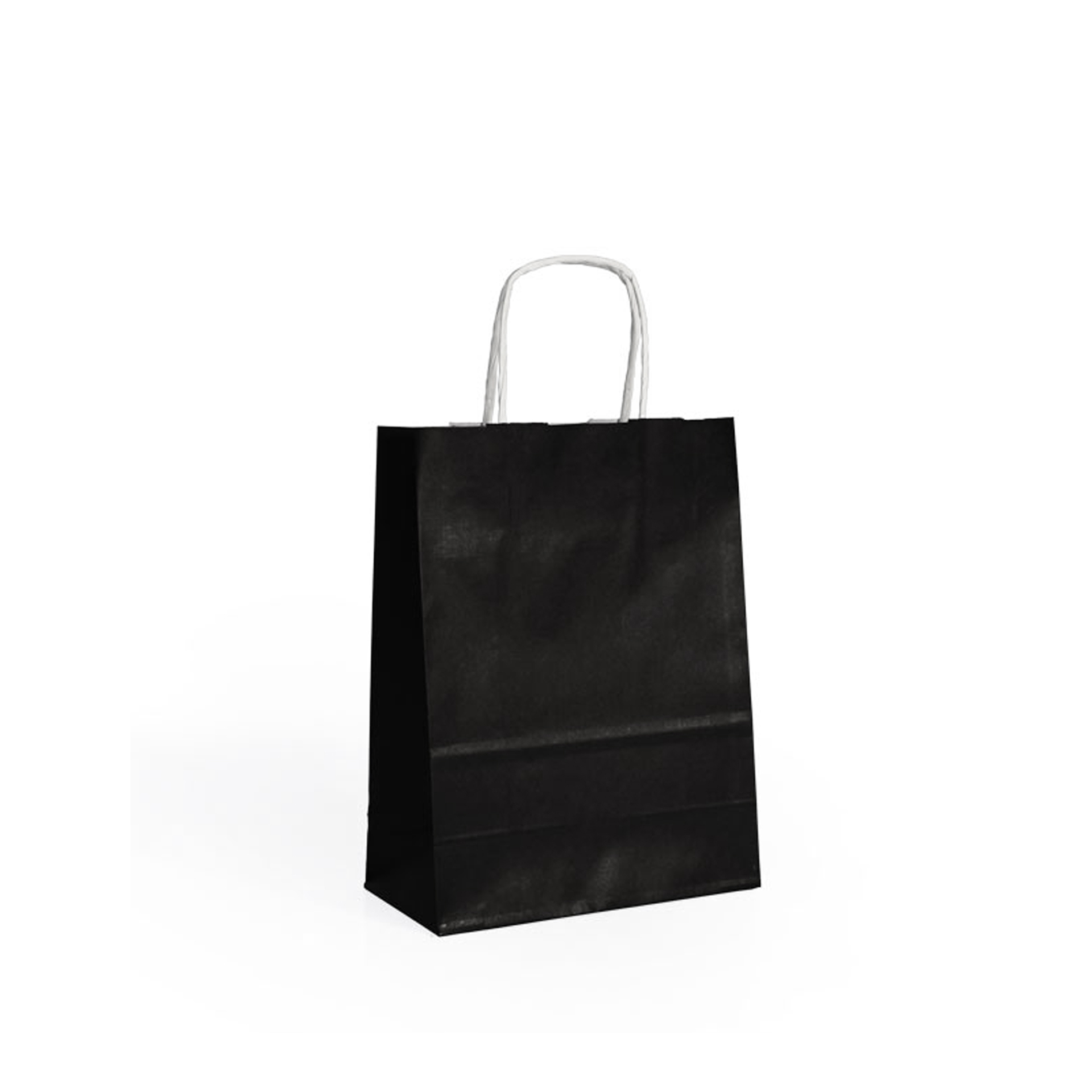 Saco Papel Asa Retorcida Preto 27X12X37cm