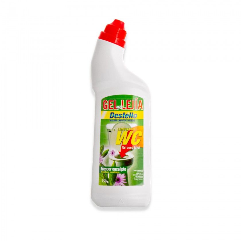 Detergente Wc Destello Frescor Lixvia Eucalipto 750ml