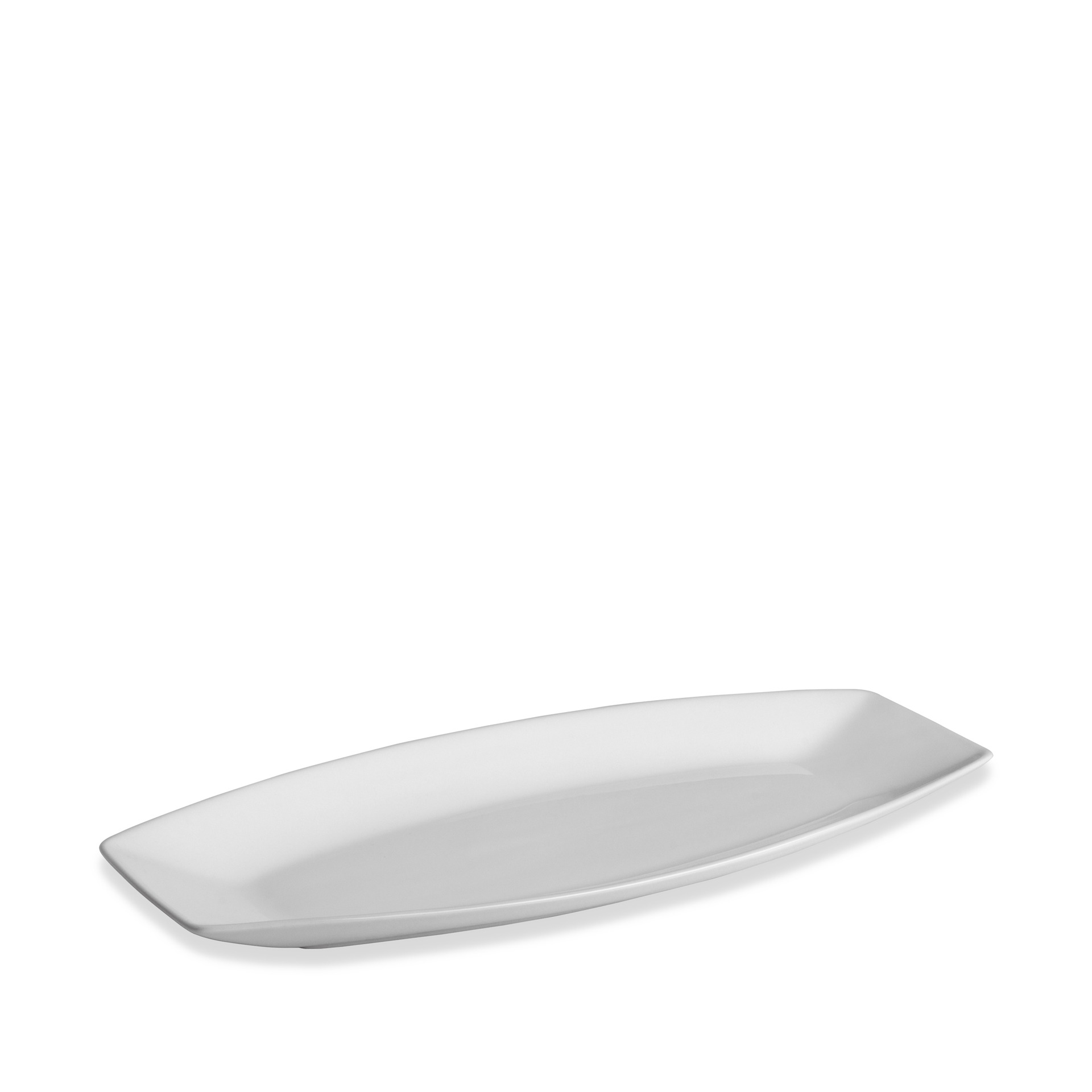 Travessa Porcelana Kayuko Branco 40X18.5X3cm