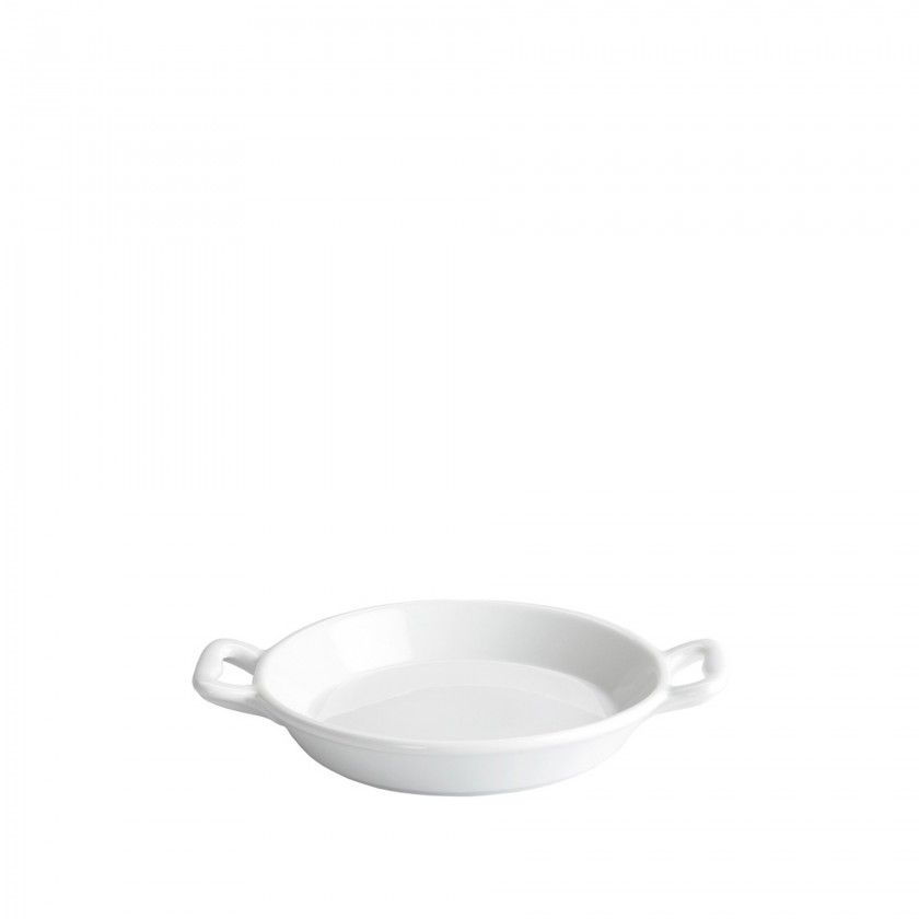 Paella Porcelana Degustacion Branco 17X13X3cm