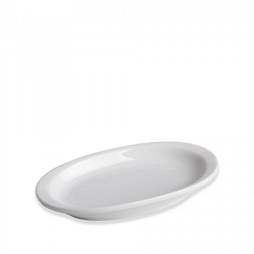 Travessa Porcelana Degustacion Branco 16.5X9.5X2cm
