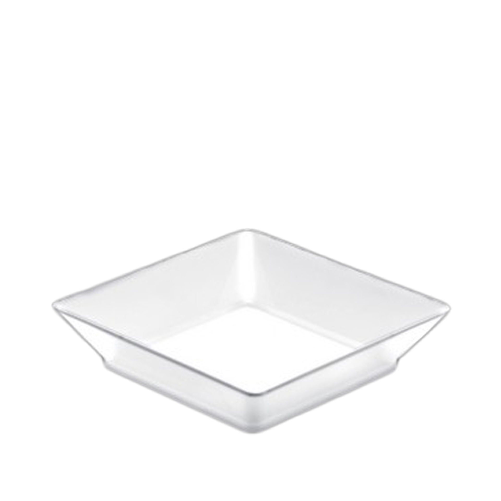 Prato Reutilizável Fingerfood Mini Branco 45ml Pack 25