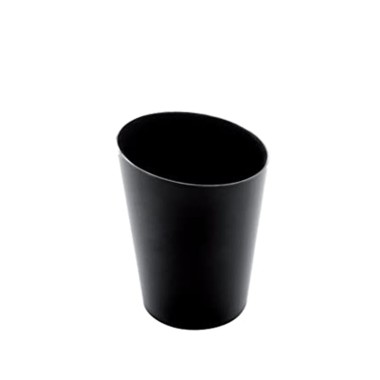 Copo Reutilizável Fingerfood Maxi Preto 100ml Pack 10