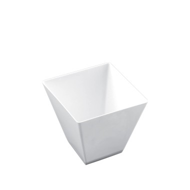 Taça Reutilizável Fingerfood Mini Branco 95ml Pack 25