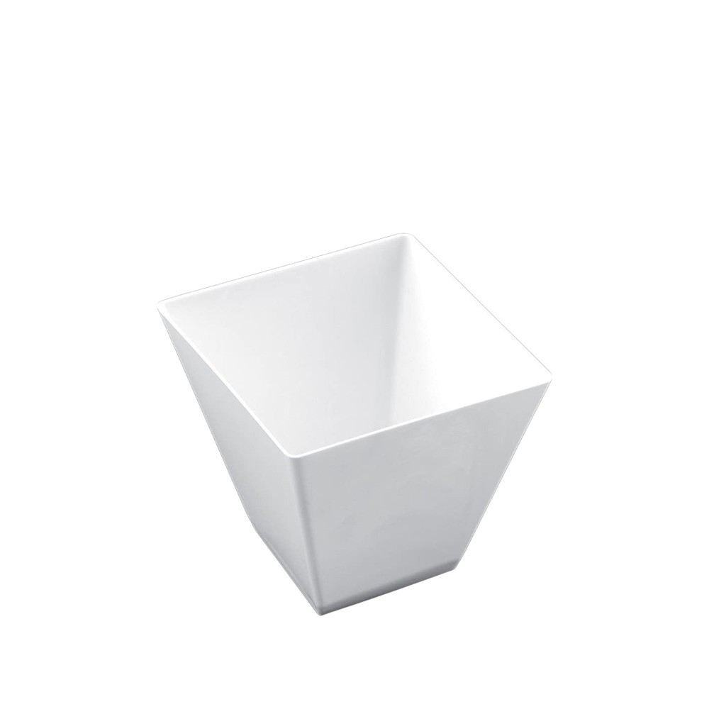 Taça Reutilizável Fingerfood Mini Branco 95ml Pack 25