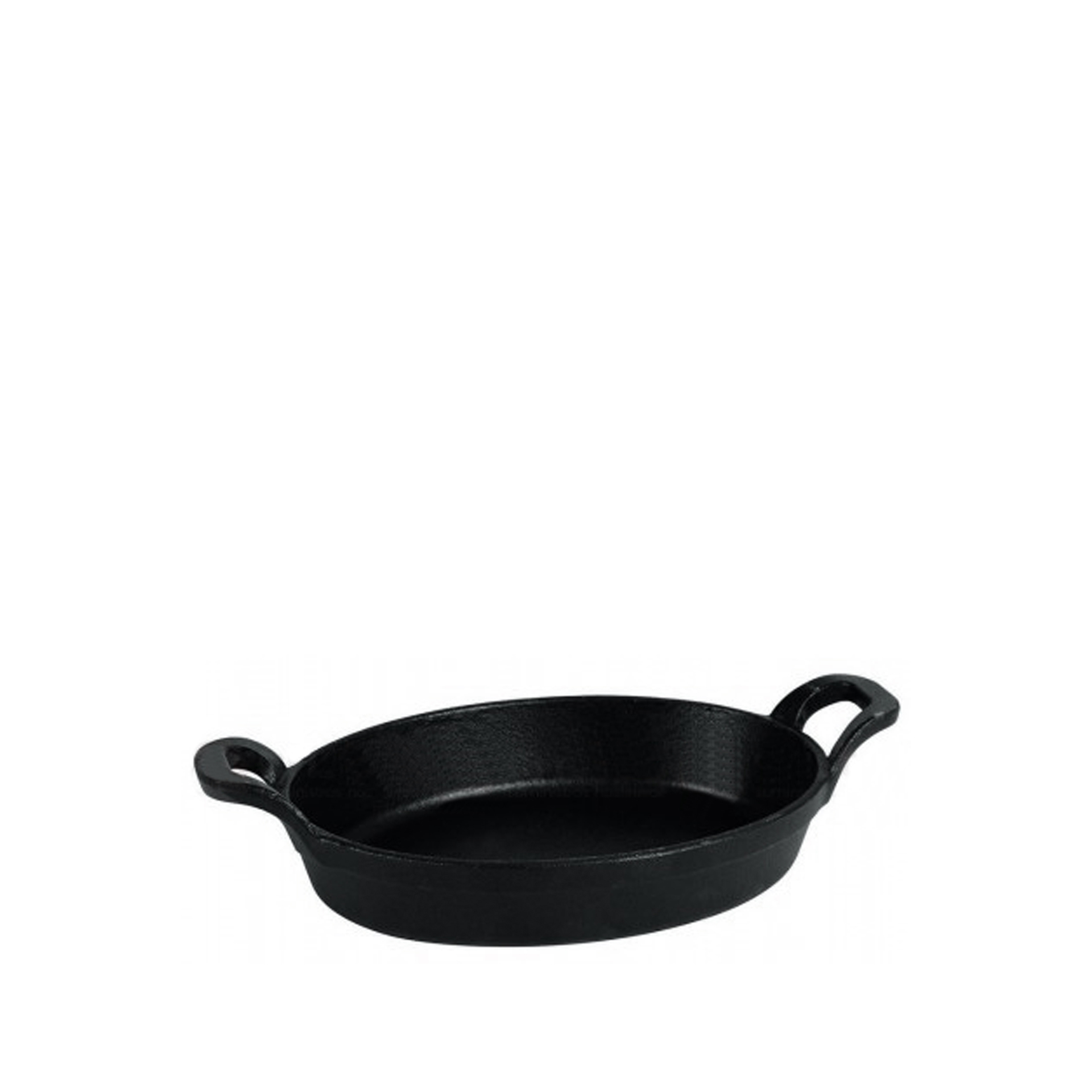 Assadeira Ferro Gourmand Oval 22X15.5X4.5cm Preto