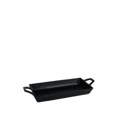 Assadeira Ferro Gourmand Retangular Preto 22X11.5X4cm