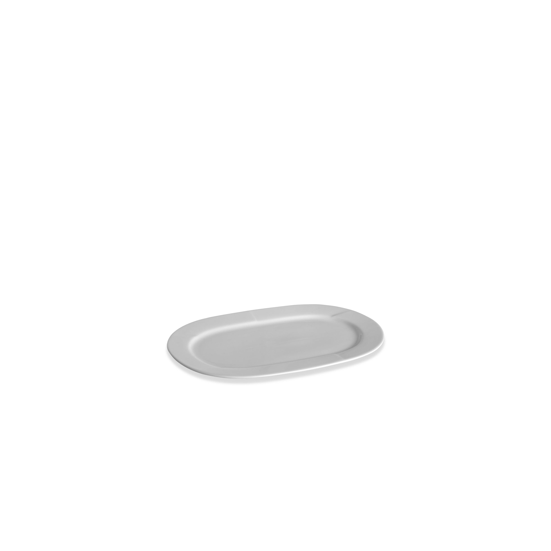 Travessa Porcelana Vesubio Branco 38X25X2cm
