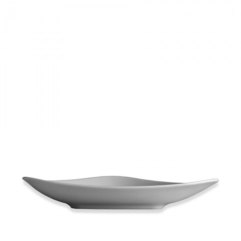 Prato Porcelana Vendome Bege 24X18X3cm Prato Porcelana Vendome Bege 24X18X3cm