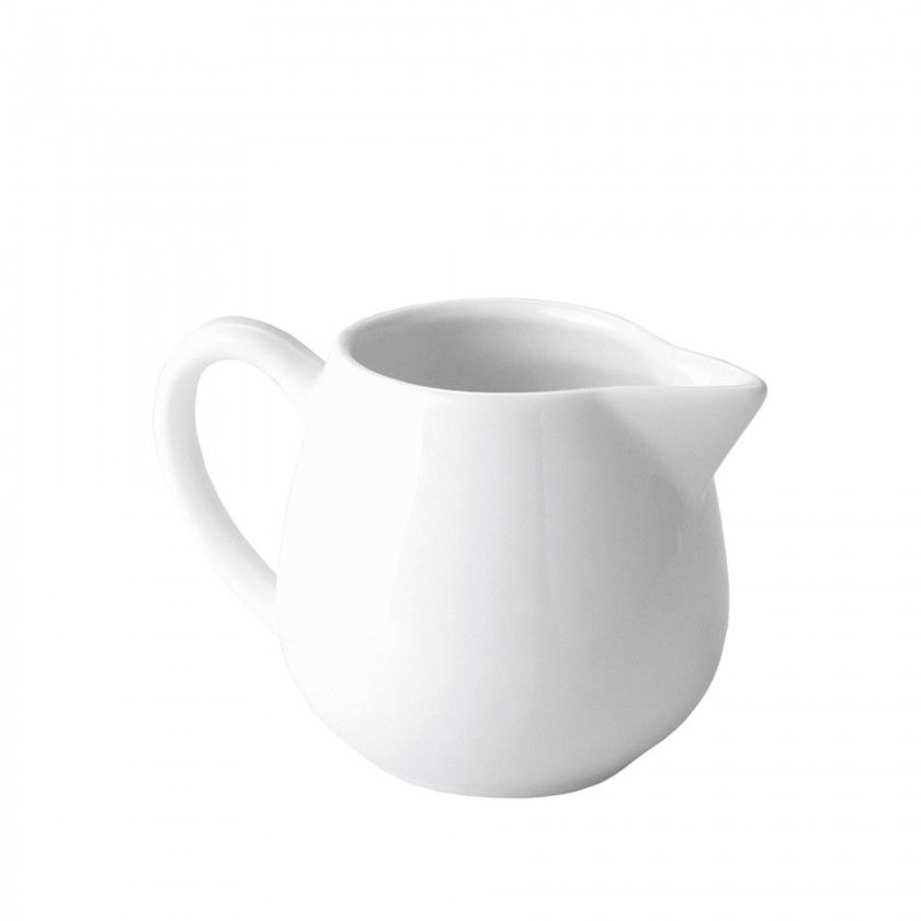 Leiteira Porcelana Faro Branco 65cl 11X16cm