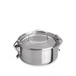 Marmita Inox sem Fundo Trmico Cookware Simples 1L 16X6.5cm