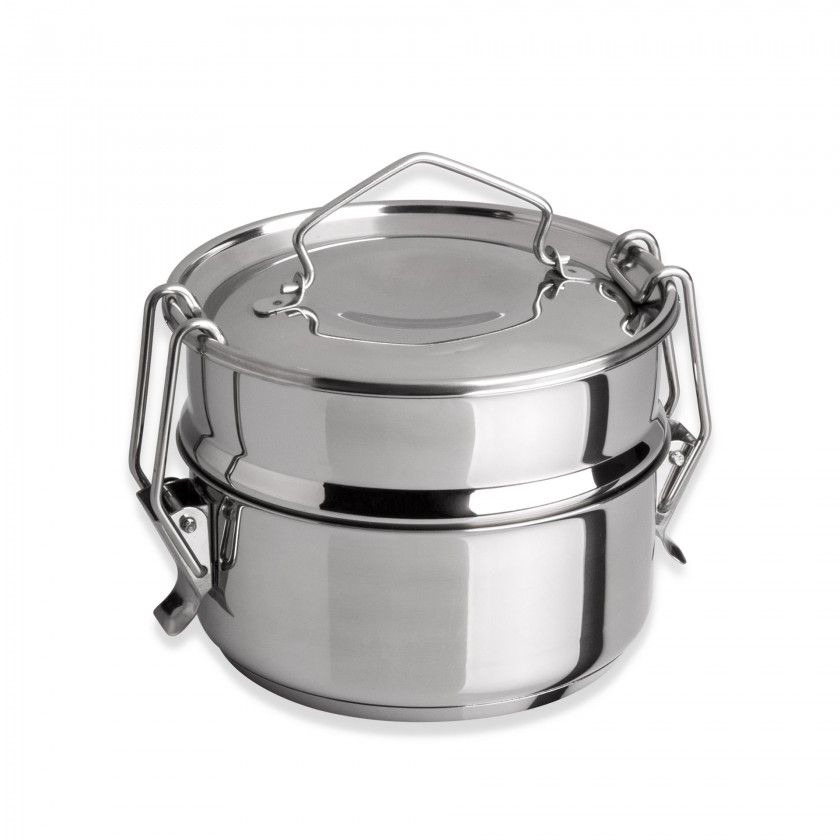 Marmita Inox Fundo Trmico Cookware Dupla 1.5L 14X12cm
