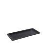 Bandeja Melamina Troya Preto 26X11.5X2cm