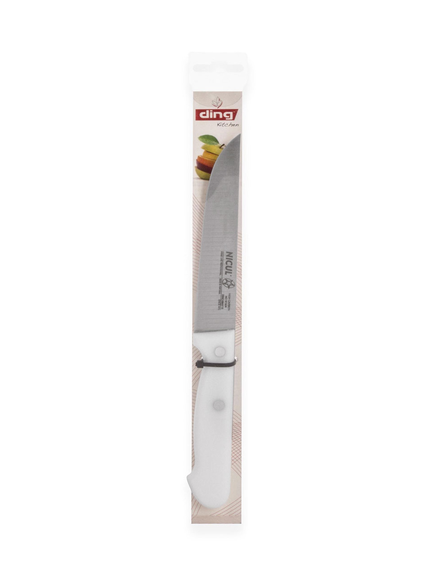 Faca Cozinha Classic Pom Cabo Branco