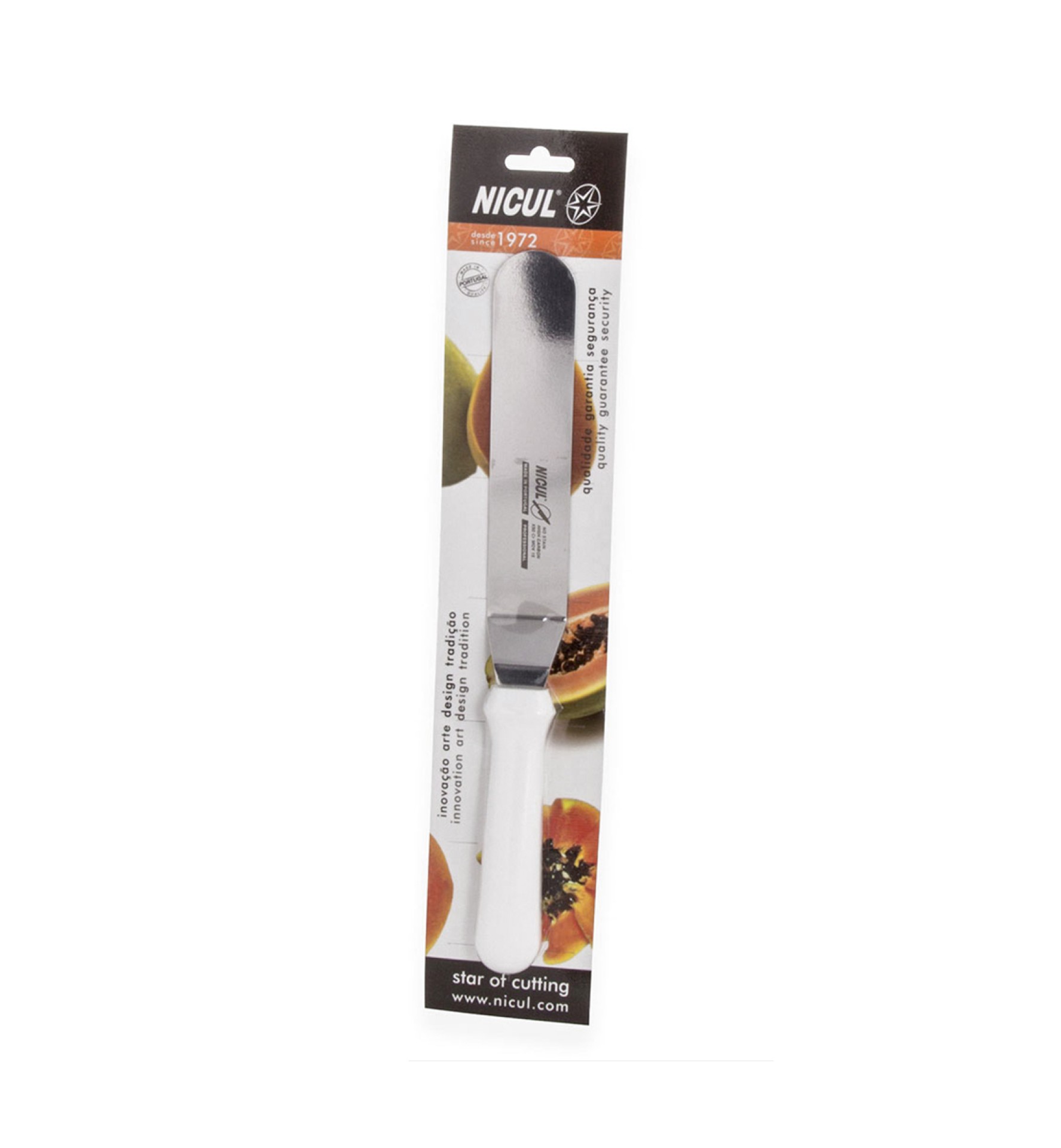 Espátula Nicul Curva Cabo Branco 25cm
