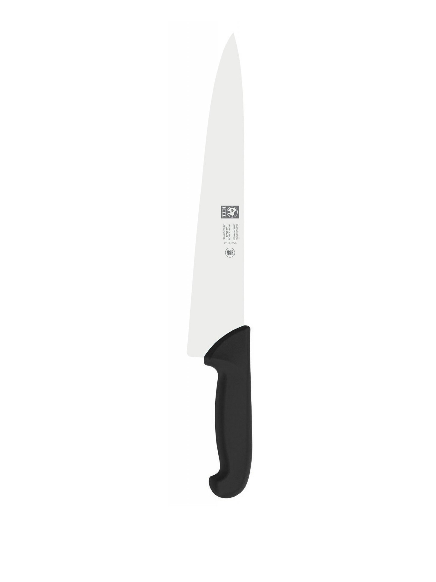 Faca Chefe Icel Cabo Preto 32CM