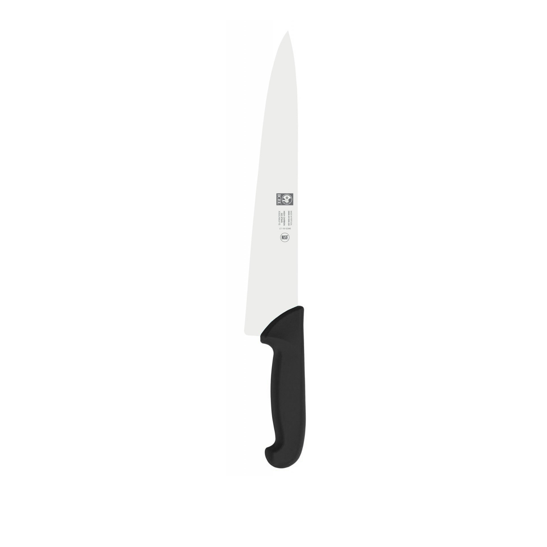 Faca Chefe Icel Cabo Preto 32CM
