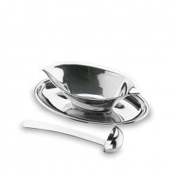 Molheira Inox Luxe com Prato + Colher 200ml