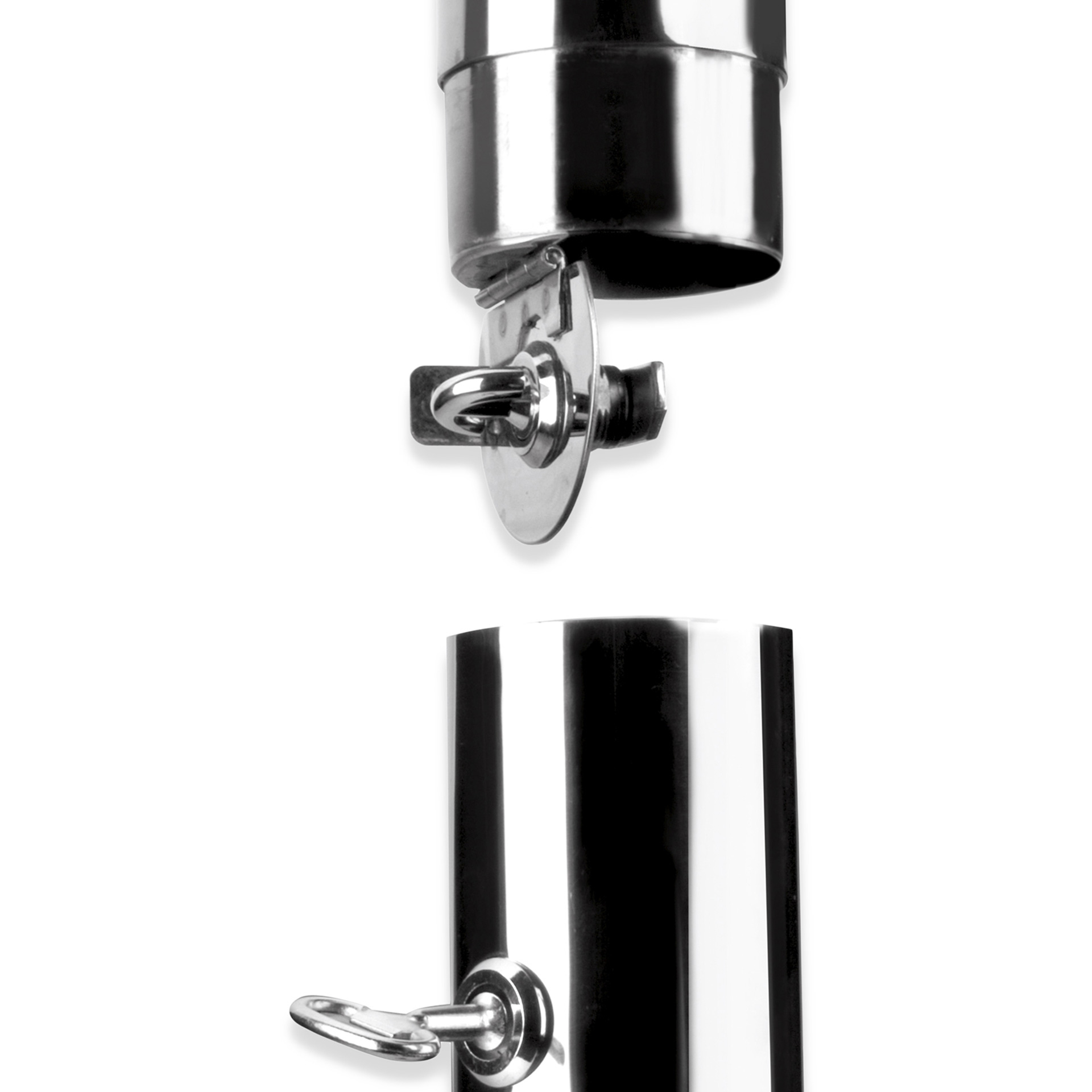 Cinzeiro Pé Inox Redondo 8X92cm