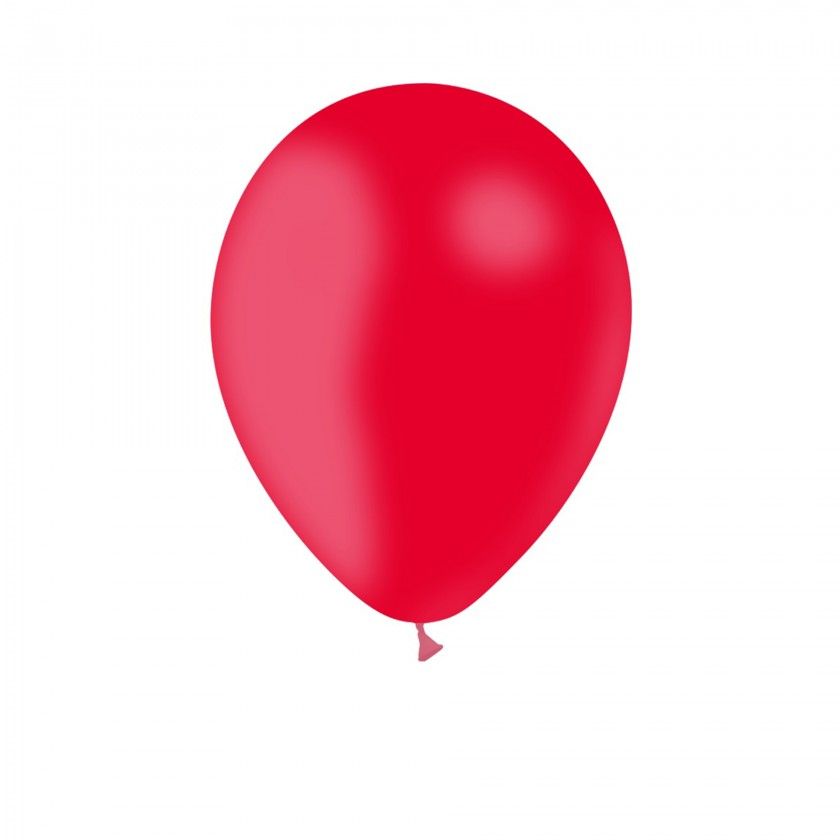 Globo de latex Rojo (30 cm) (con helio + $35)