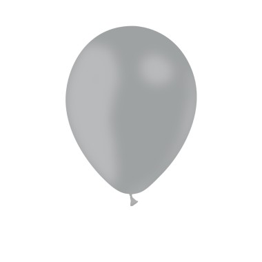Balões Balloonia Cinza Pack 100