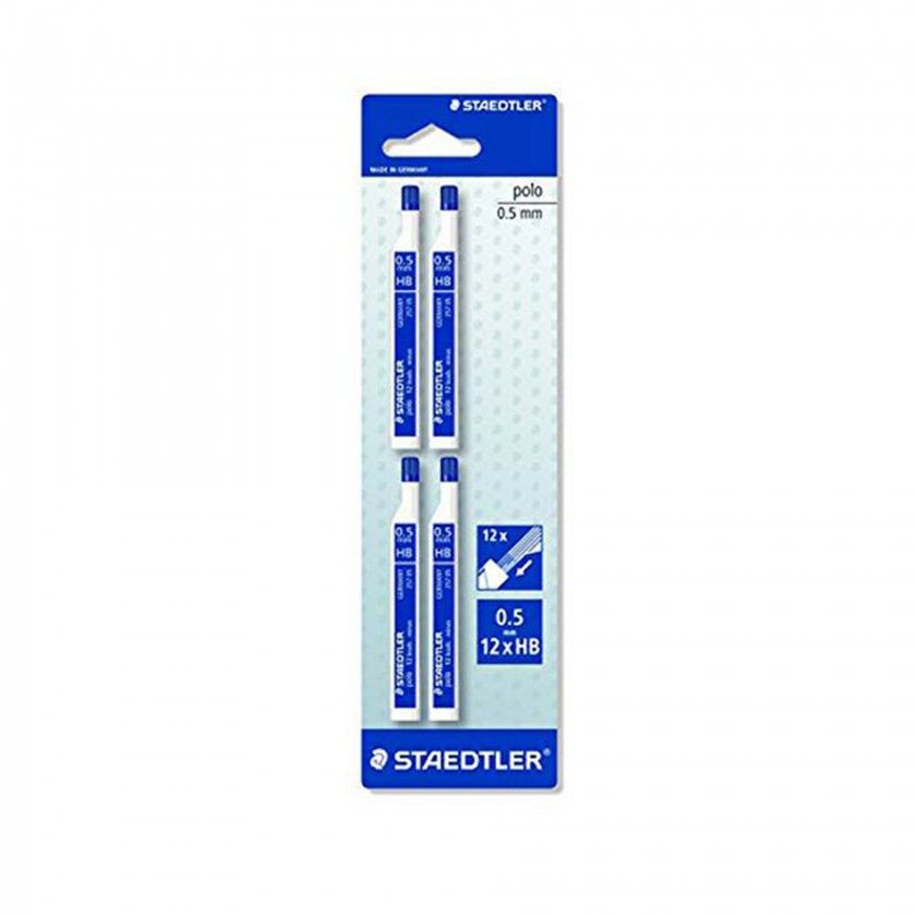 Tubo 12 Minas Polo Staedtler 0.5mm Pack 4