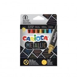 Lapis Cera Metallic Carioca Pack 8