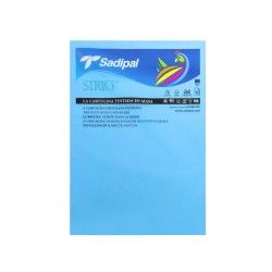Folha Cartolina Sadipal A4 Azul Cu 21X29.7cm Pack 10