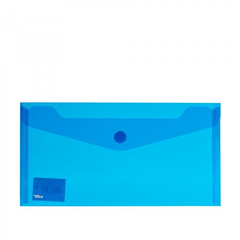 Bolsa Envelope Timeoffice com Velcro Azul