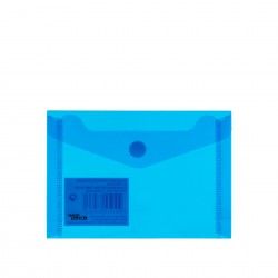 Bolsa Envelope Timeoffice com Velcro Azul A6
