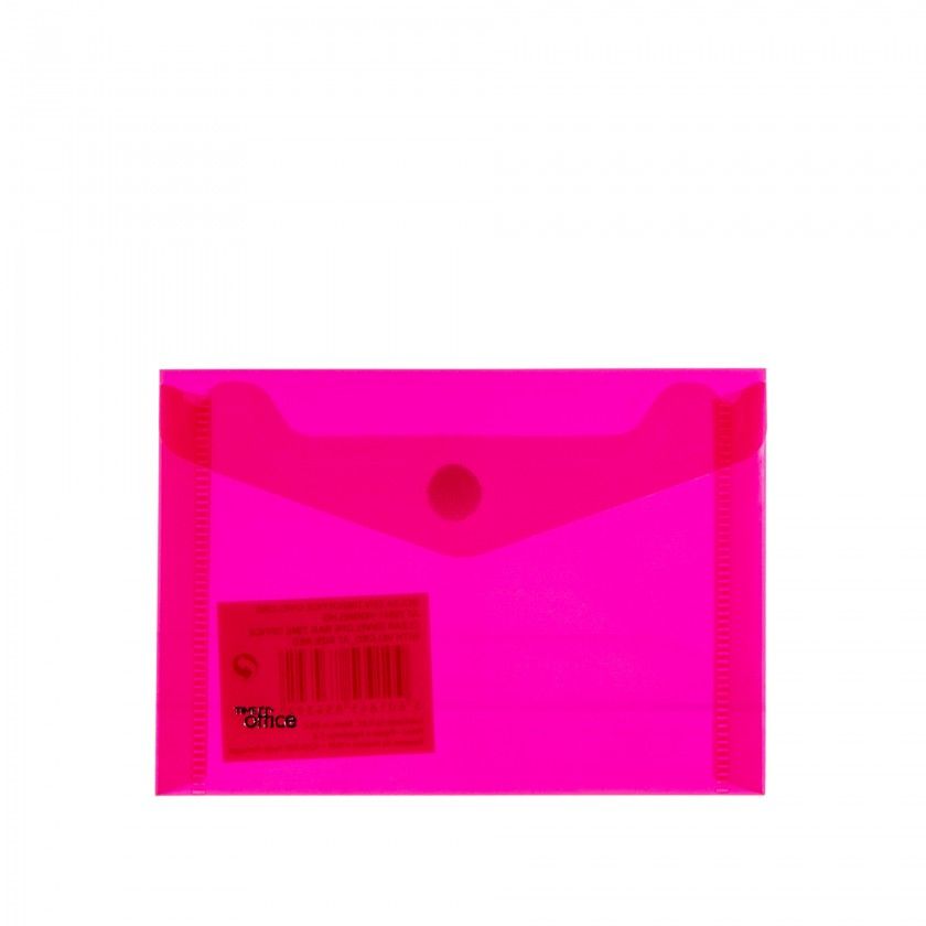Bolsa Envelope Timeoffice com Velcro Vermelho A6
