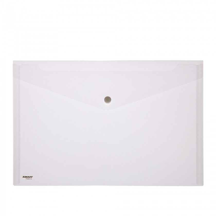 Bolsa Envelope Firmo com Mola Branco A4