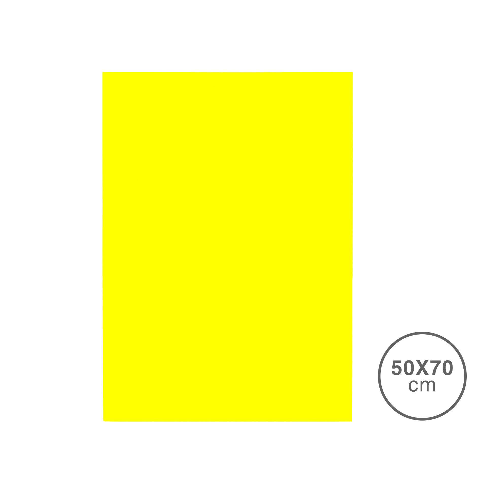 Cartão Canelado Folia Amarelo 50X70cm Pack 10