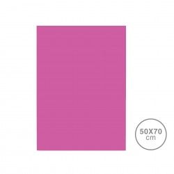 Carto Canelado Folia Rosa 50X70cm Pack 10