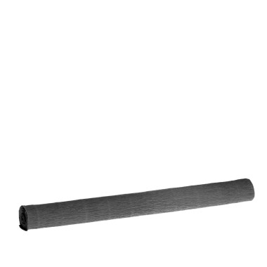 Rolo Papel Crepão Fama Preto 50X250cm