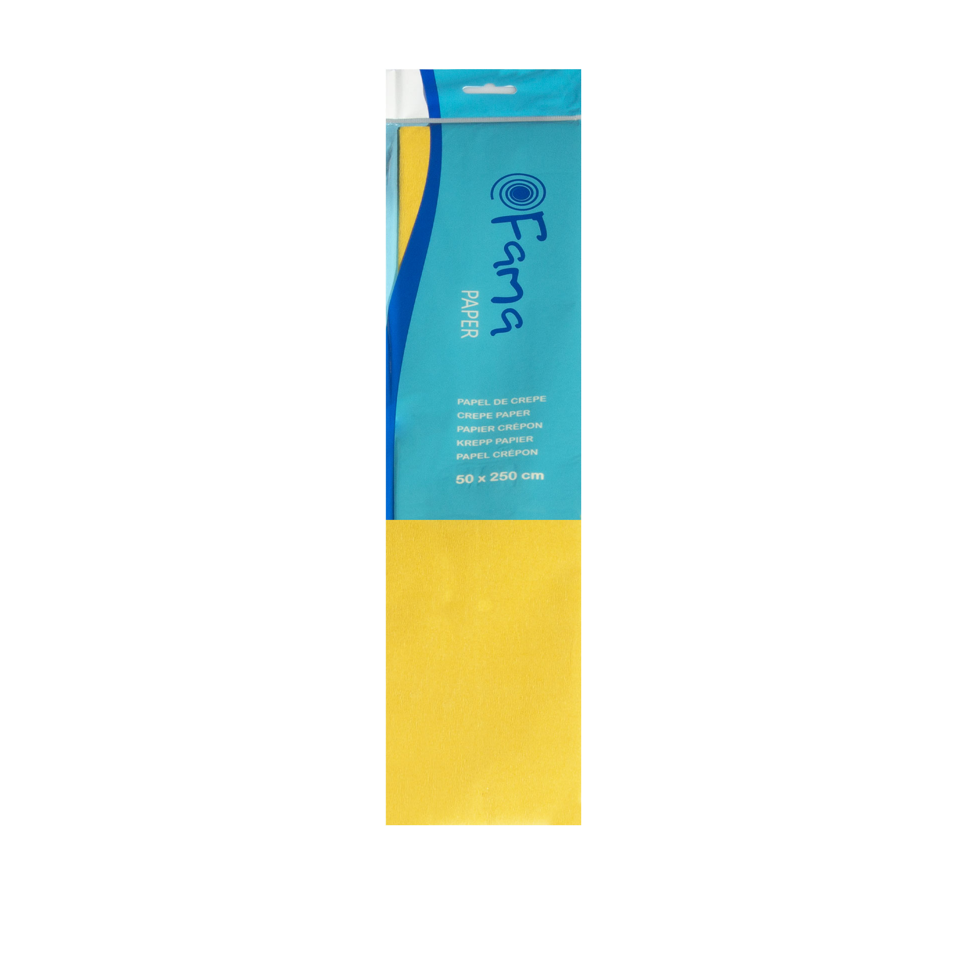 Papel Crepe Fama Bege 50X250cm
